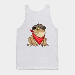 Frog Cowboy Cowboy hat Tank Top